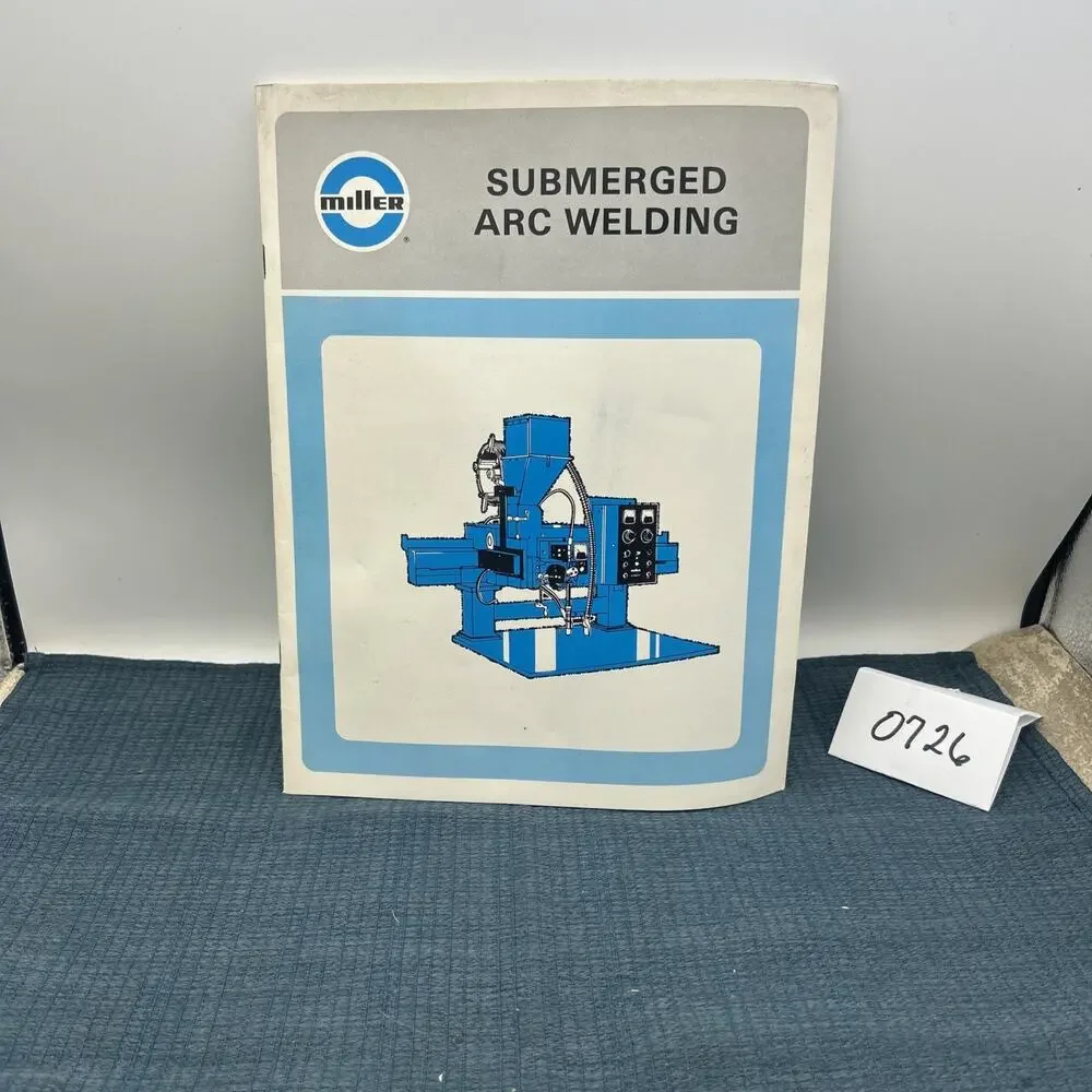Vintage Miller Submerged Arc Welding Technical Brochure Manual Booklet